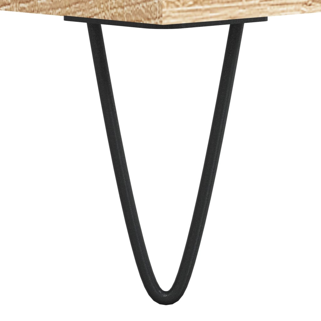 Mesa De Centro Madera Contrachapada 80X80X36,5 Cm