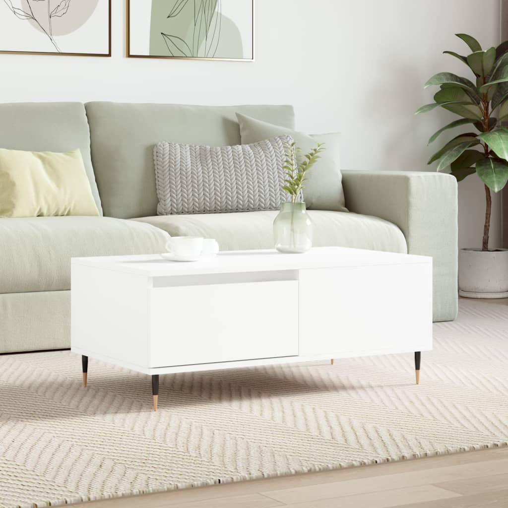 Mesa De Centro Madera Contrachapada 90X50X36,5 Cm