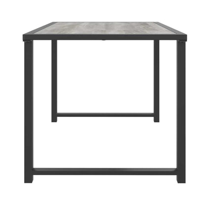 Mesa De Jardín De Acero Gris Antracita 55X40X37 Cm