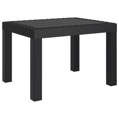 Mesa De Jardín Pp Gris 59X47X40 Cm