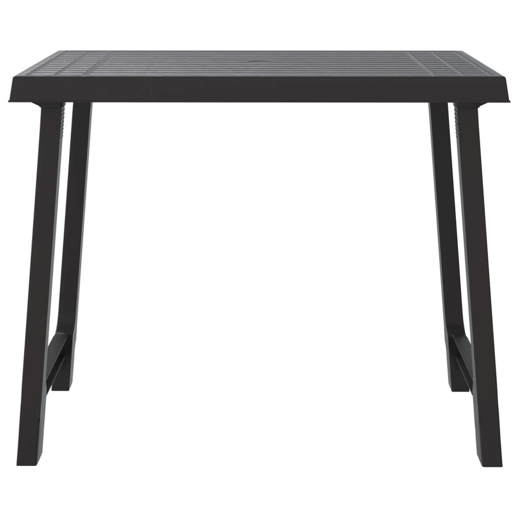 Mesa De Camping Aspecto De Madera Pp Gris 79X56X64 Cm