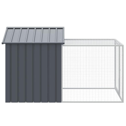 Jaula Para Gallinas Con Corral Acero Galvanizado