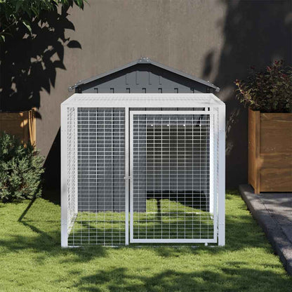 Jaula Para Gallinas Con Corral Acero Galvanizado