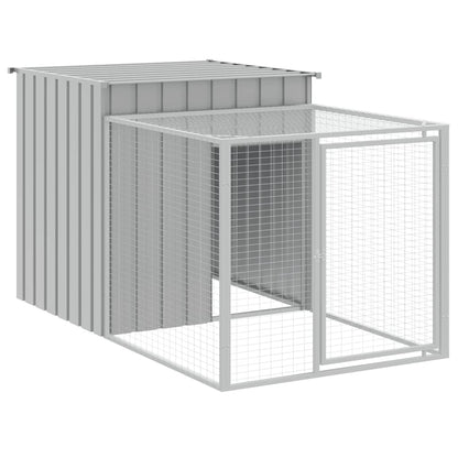 Jaula Para Gallinas Con Corral, , , Acero Galvanizado