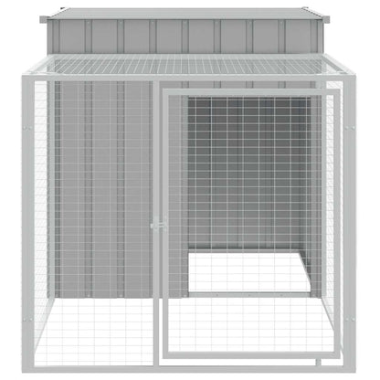 Jaula Para Gallinas Con Corral, , , Acero Galvanizado