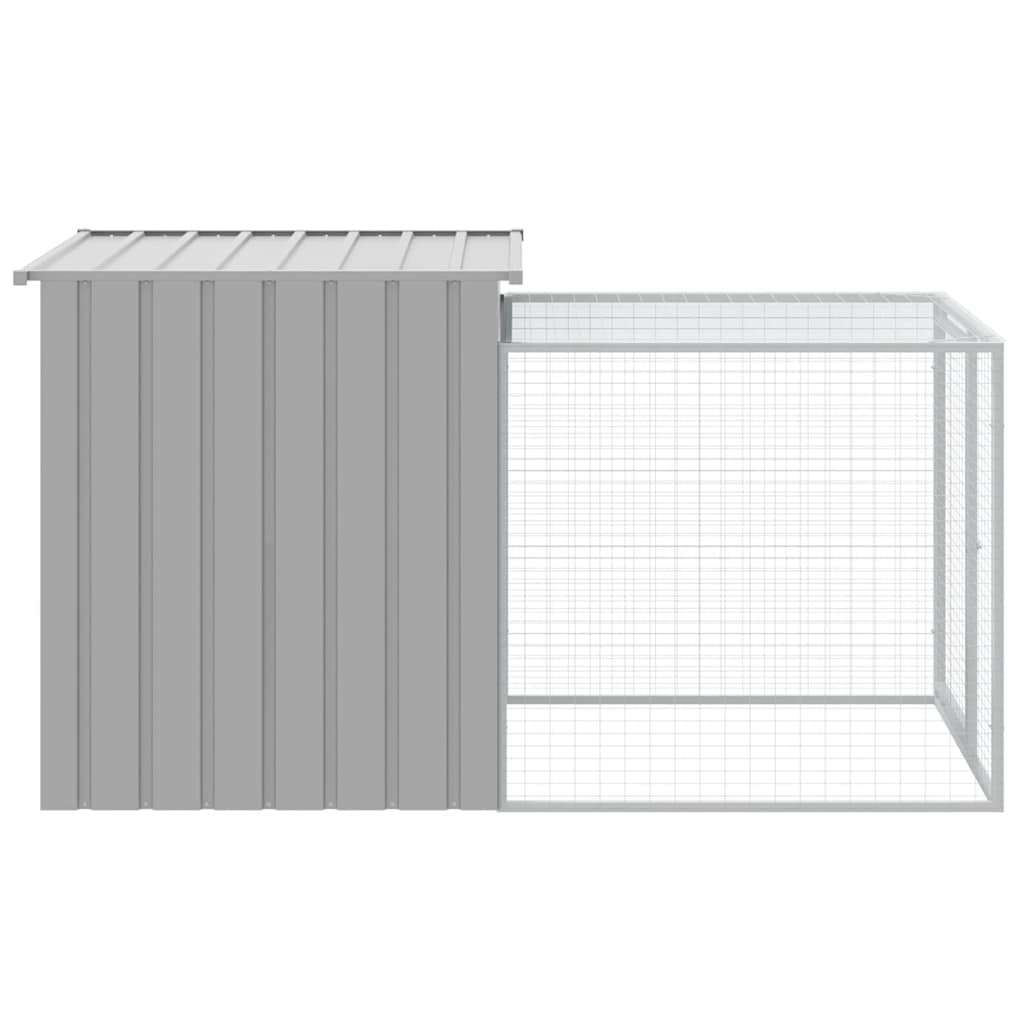 Jaula Para Gallinas Con Corral, , , Acero Galvanizado