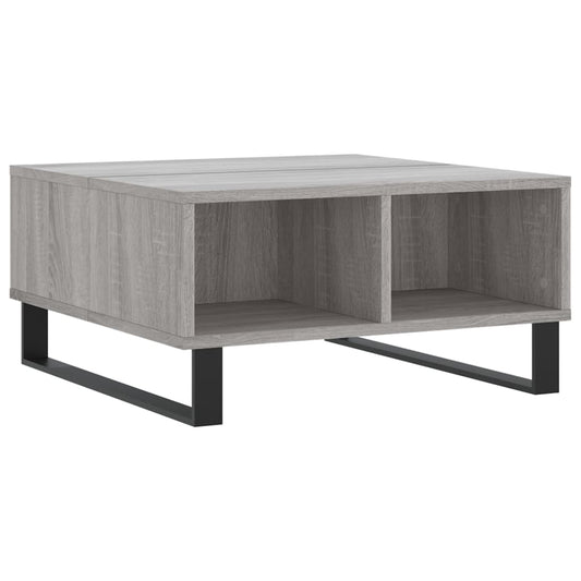 Mesa De Centro Madera De Ingeniería 60X60X30 Cm