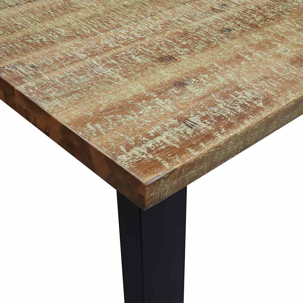 Mesa De Comedor Madera Maciza De Acacia 200X90X75 Cm