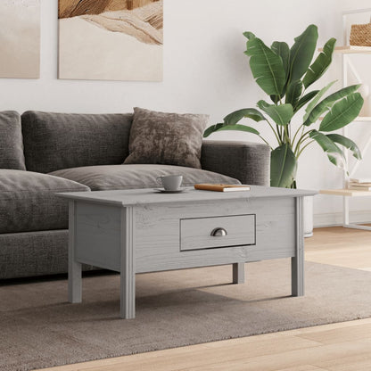Mesa De Centro Bodo Madera Maciza De Pino 100X55X46 Cm