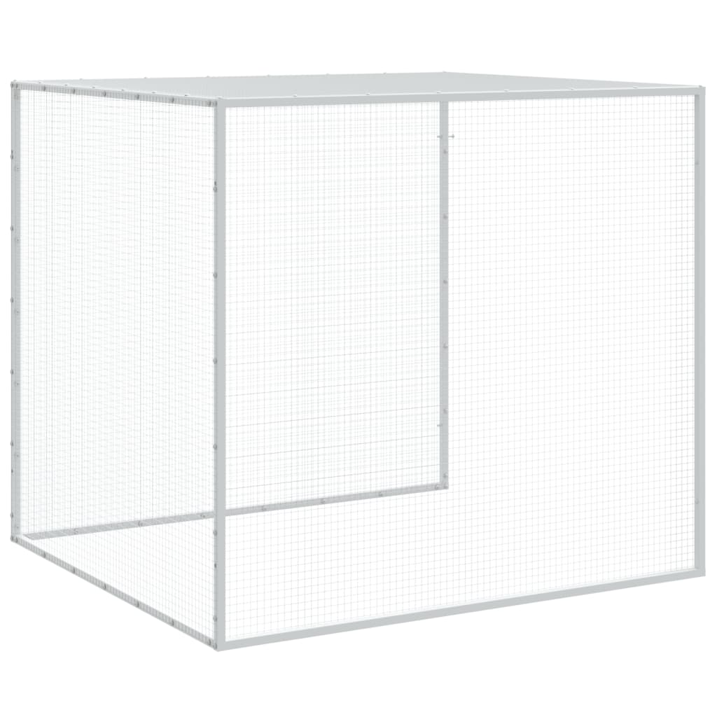 Jaula Para Gallinas Con Techo De Acero Galvanizado