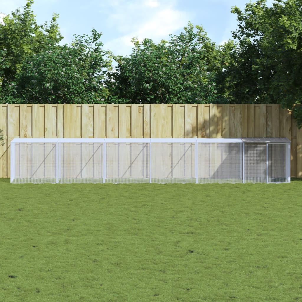 Jaula Para Gallinas Con Techo De Acero Galvanizado