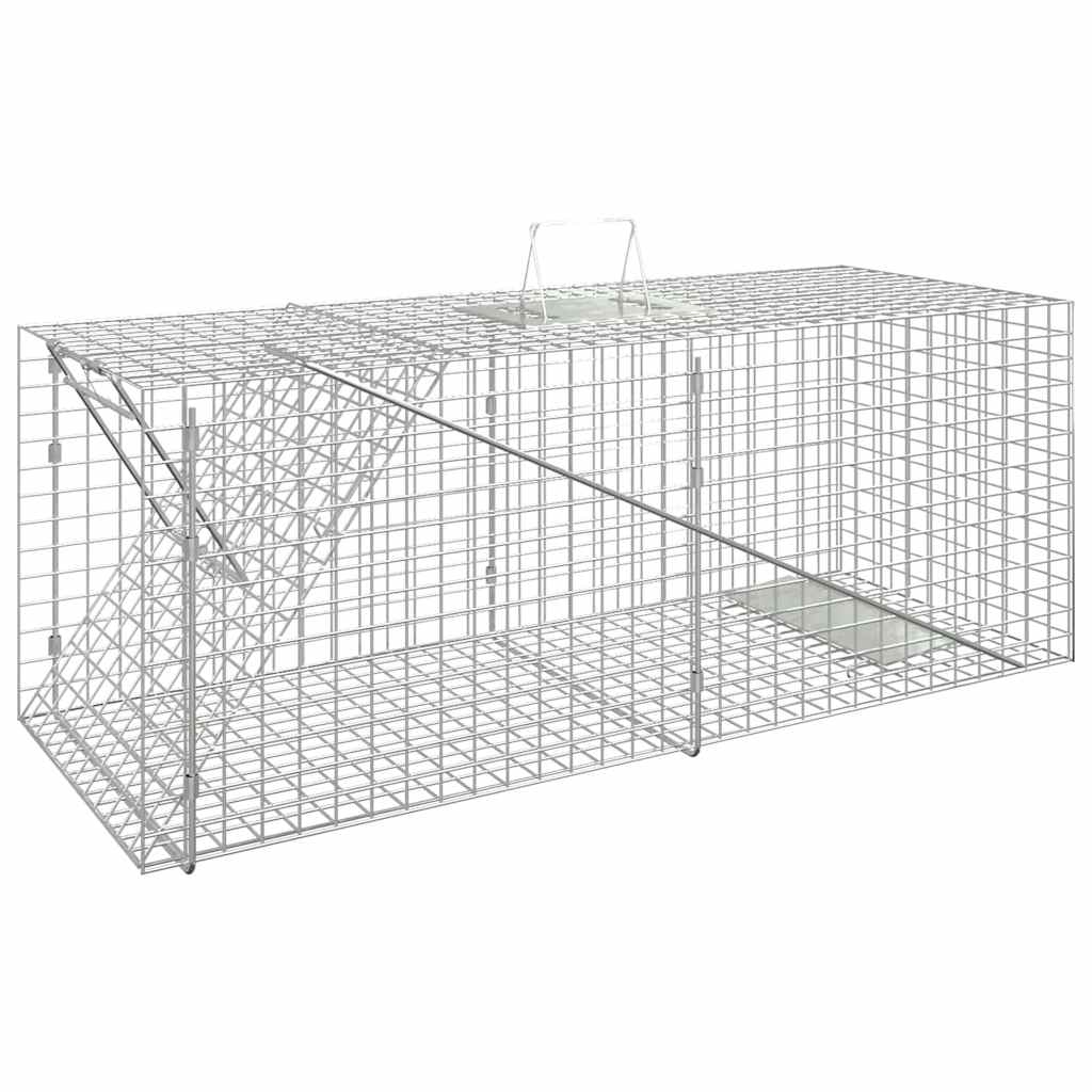 Trampa Para Animales 64,5X25X26,5 Cm Hierro Galvanizado