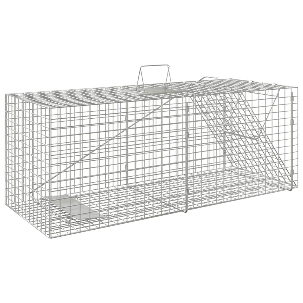 Trampa Para Animales 64,5X25X26,5 Cm Hierro Galvanizado