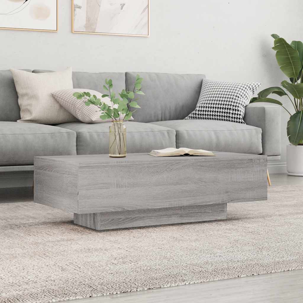 Mesa De Centro Madera Ingeniería 100X49,5X31 Cm