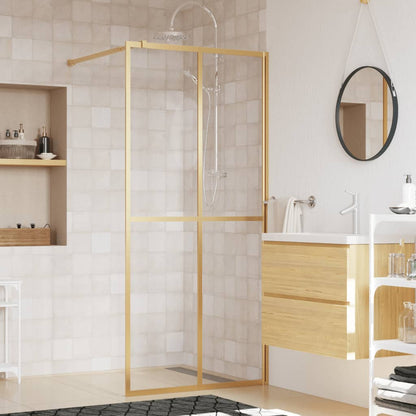 Mampara Puerta De Ducha Vidrio Transparente Esg 90X195Cm