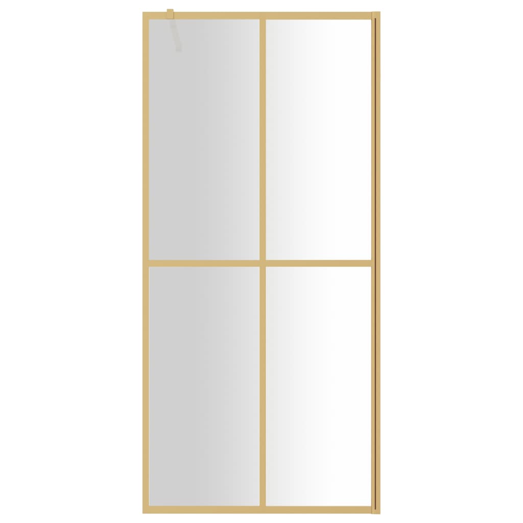 Mampara Puerta De Ducha Vidrio Transparente Esg 90X195Cm
