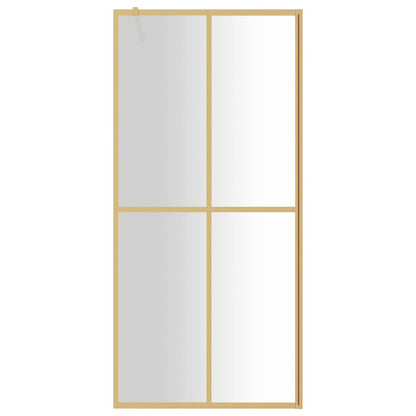 Mampara Puerta De Ducha Vidrio Transparente Esg 90X195Cm