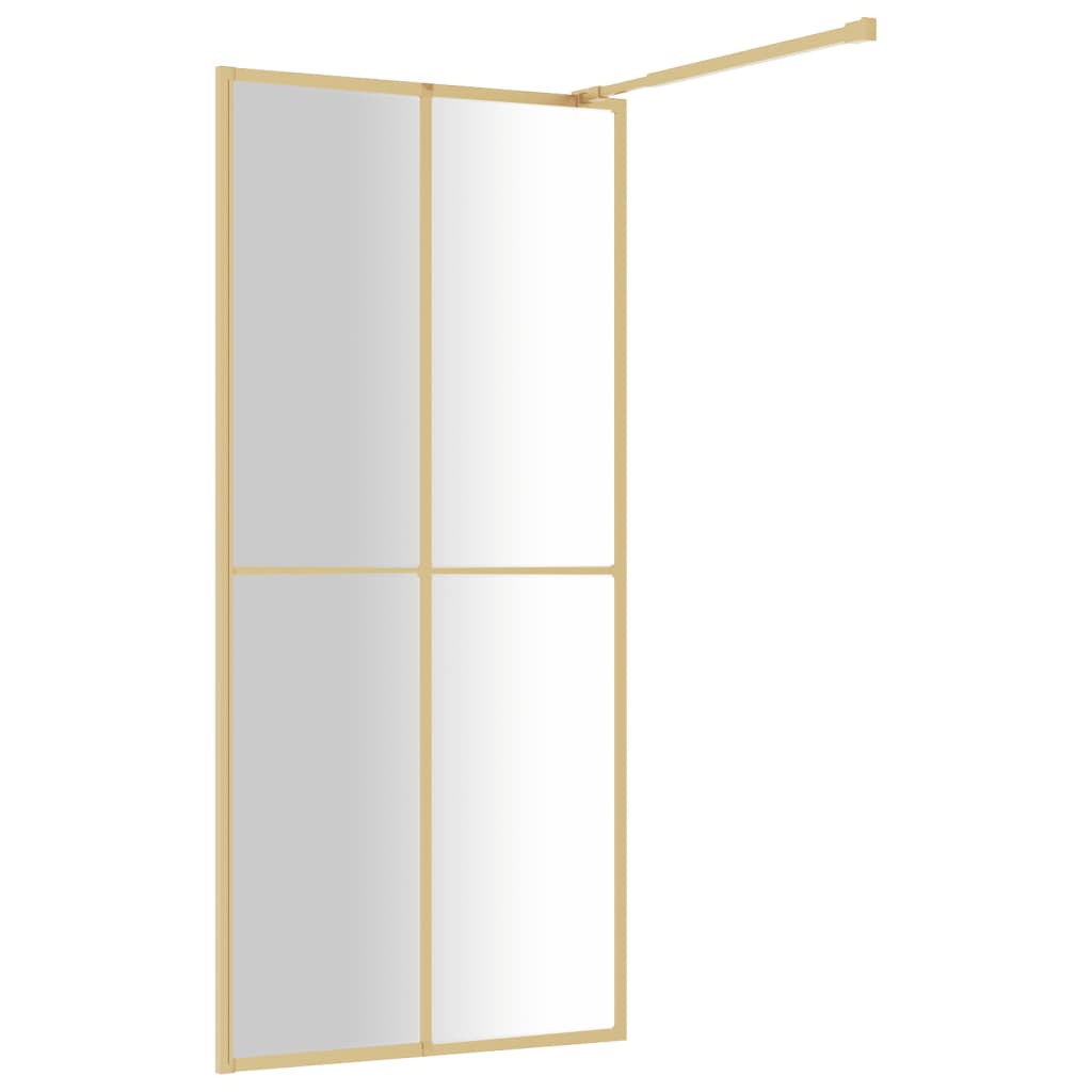 Mampara Puerta De Ducha Vidrio Transparente Esg 90X195Cm
