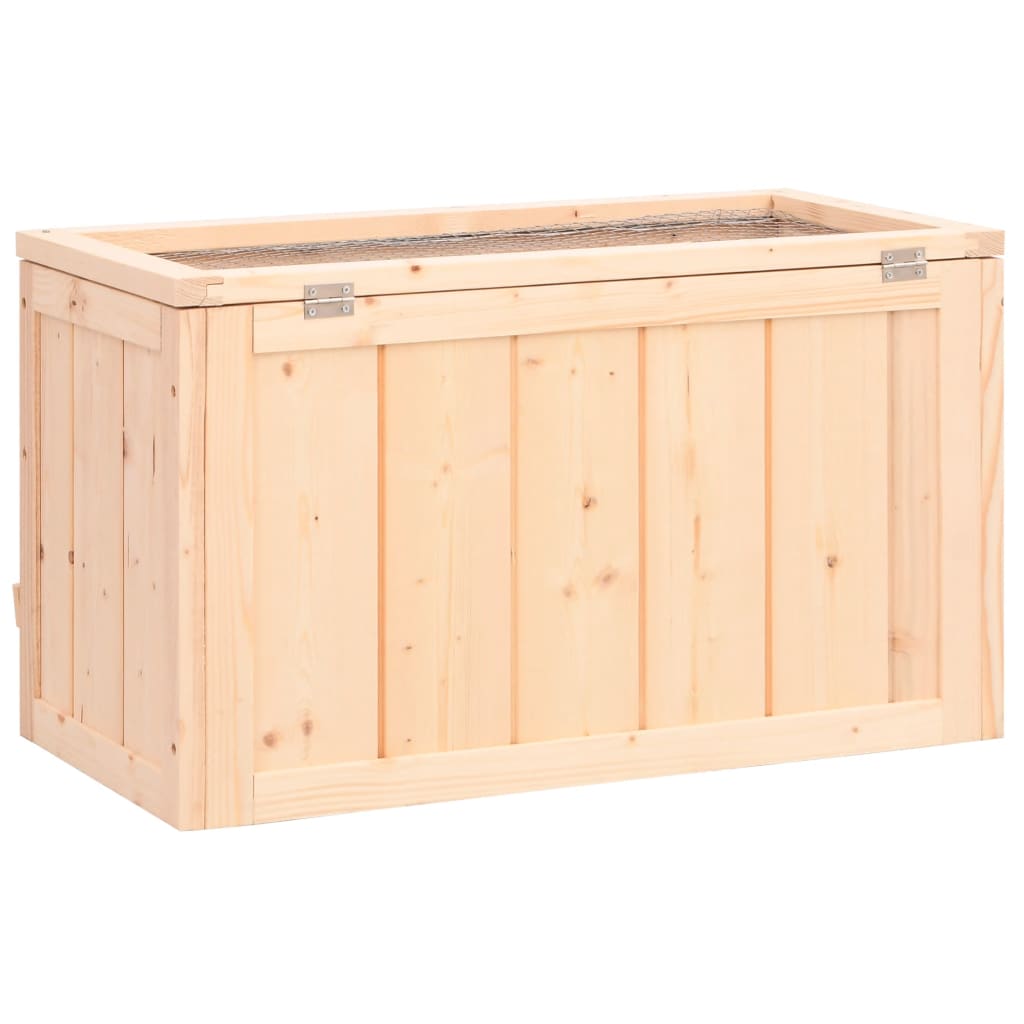 Jaula Para Hámster Madera Maciza Abeto 60X30X35 Cm
