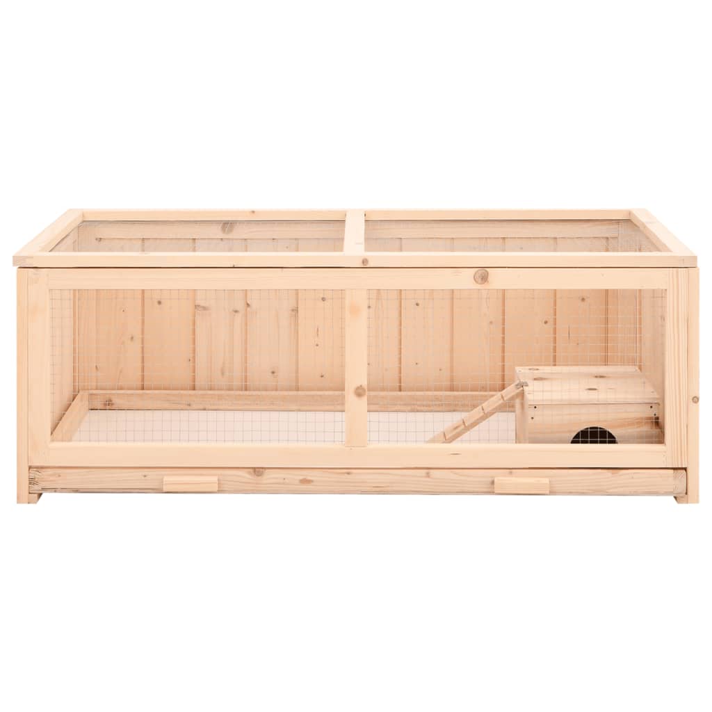 Jaula Para Hámster Madera Maciza Abeto 104X52X38 Cm