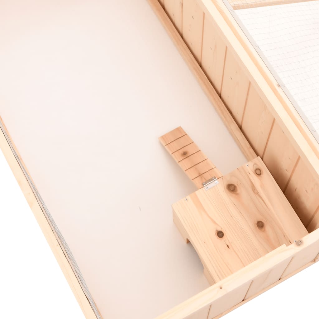 Jaula Para Hámster Madera Maciza Abeto 104X52X38 Cm