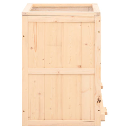 Jaula Para Hámster Madera Maciza Abeto 81X40X60 Cm