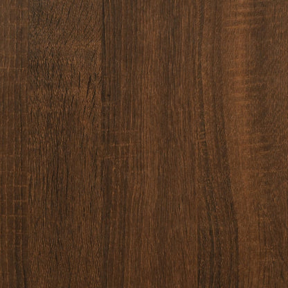 Escritorio De Ordenador Con Estantes Roble Marrón 120X47X109 Cm