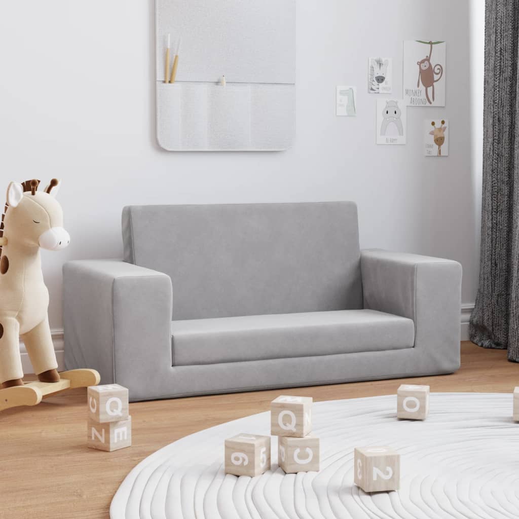 Cama Infantil Felpa Suave Color