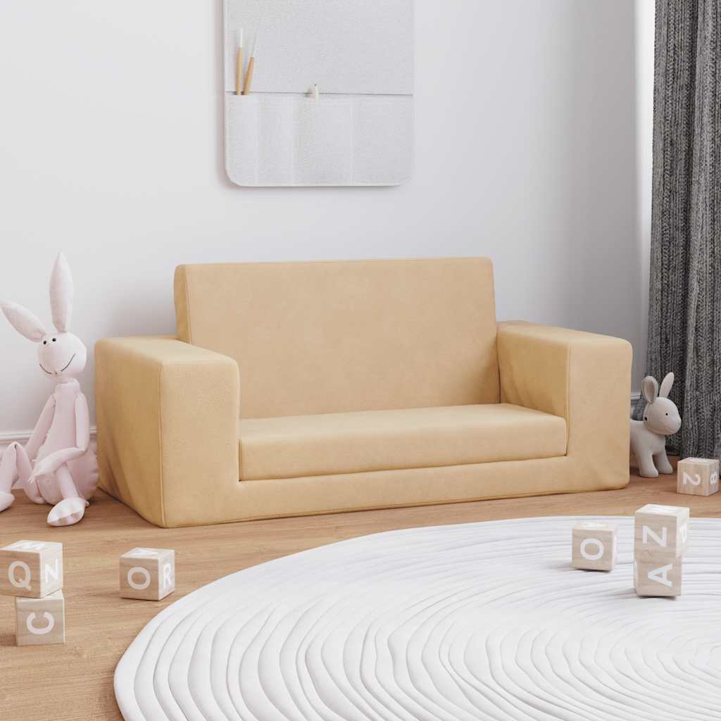 Cama Infantil Felpa Suave Color