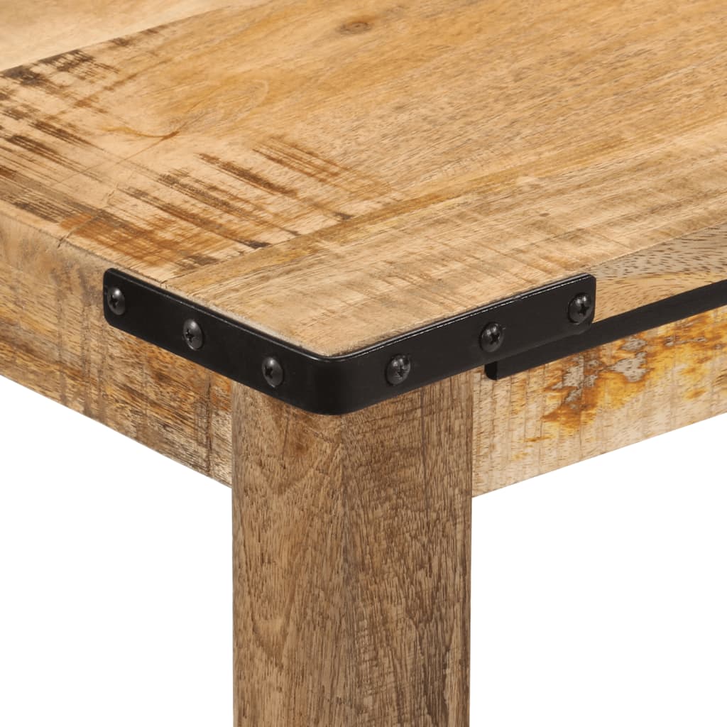 Mesa De Comedor Madera Maciza De Mango