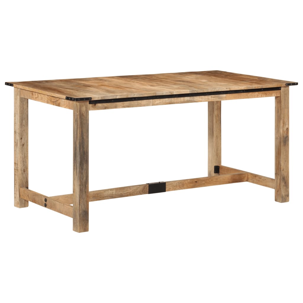Mesa De Comedor Madera Maciza De Mango
