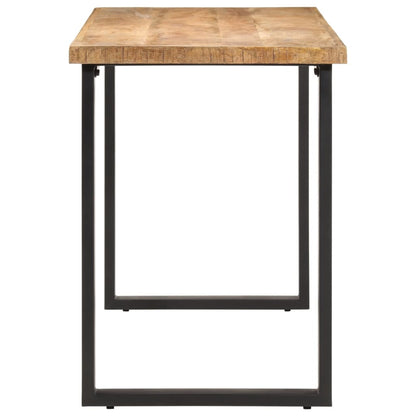 Mesa De Comedor Madera Maciza De Mango 110X55X75 Cm