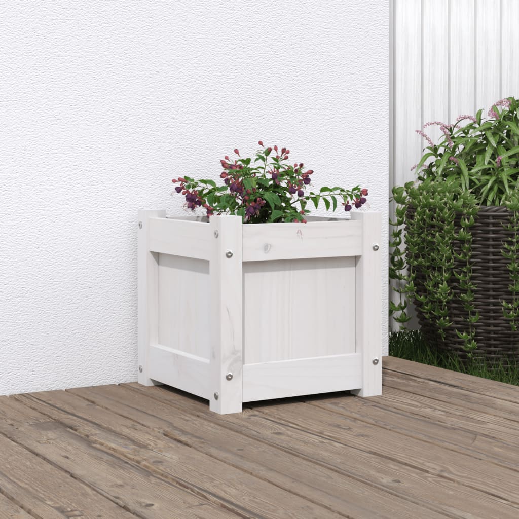 Jardineras De Exterior 2 Unidades Madera Impregnada De Pino