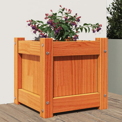 Jardineras De Exterior 2 Unidades Madera Impregnada De Pino