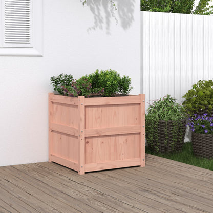 Jardineras De Exterior 2 Uds Madera Maciza De Pino Marrón Cera