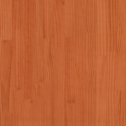 Jardineras De Exterior 2 Uds Madera Maciza De Pino Cera