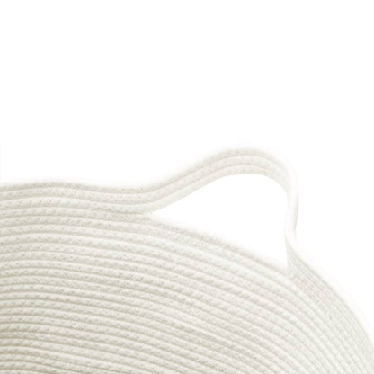 Cesta De Almacenaje Algodón Y Blanco Ø49X65 Cm