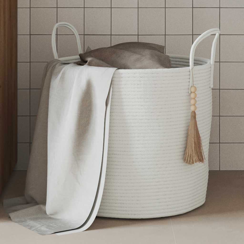Cesta De Almacenaje Algodón Ø40X35 Cm