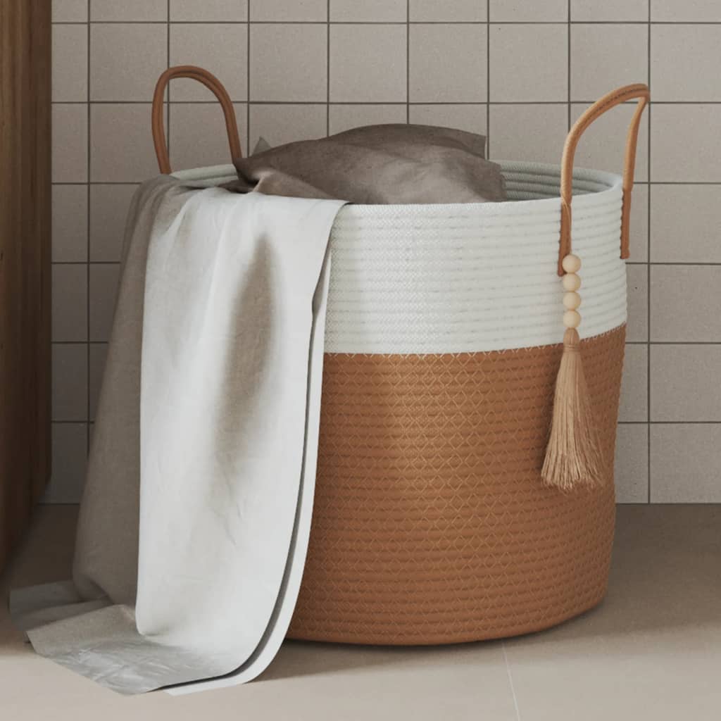 Cesta De Almacenaje Algodón Ø40X35 Cm