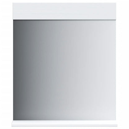 Espejo De Baño Con Estante Berg Madera Maciza 60X12X70Cm