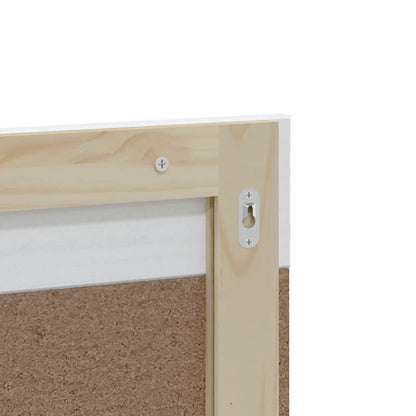 Espejo De Baño Con Estante Berg Madera Maciza 60X12X70Cm