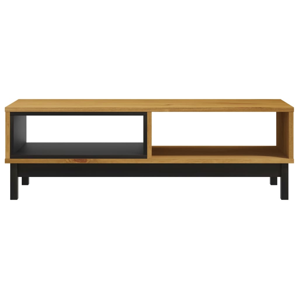 Mesa De Centro Flam Madera Maciza De Pino 100X50X32,5 Cm