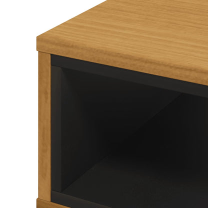 Mesa De Centro Flam Madera Maciza De Pino 100X50X32,5 Cm