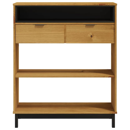 Mesa Alta De Bar Flam Madera Maciza De Pino 92X45X110 Cm