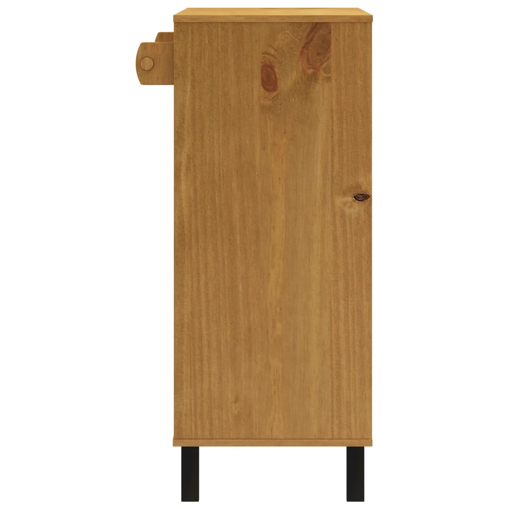 Mesa Alta De Bar Flam Madera Maciza De Pino 92X45X110 Cm
