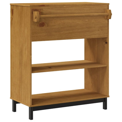 Mesa Alta De Bar Flam Madera Maciza De Pino 92X45X110 Cm