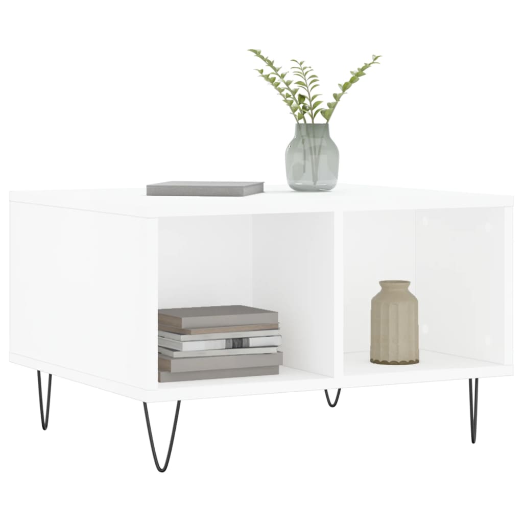 Mesa De Centro Madera Contrachapada 60X50X36,5 Cm
