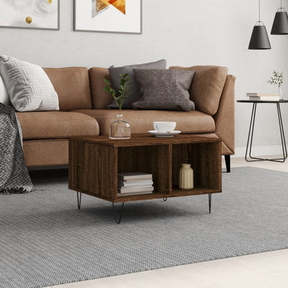 Mesa De Centro Madera Contrachapada 60X50X36,5 Cm