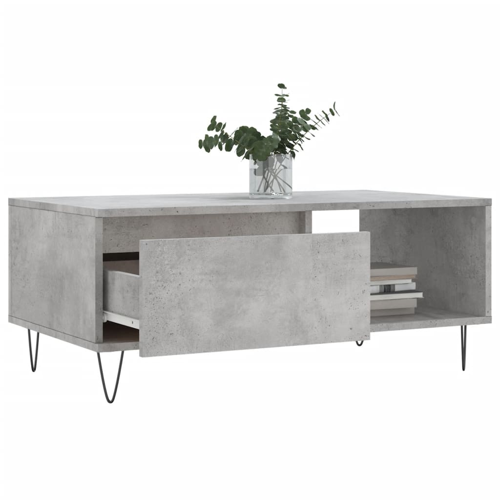Mesa De Centro Madera Contrachapada 90X50X36,5 Cm
