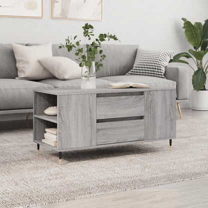 Mesa De Centro Madera Ingeniería 102X44,5X50 Cm